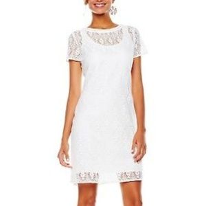 Giuliana Rancic White Lace Dress